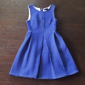 Lily Rain Small Blue and White Sleeveless Dress